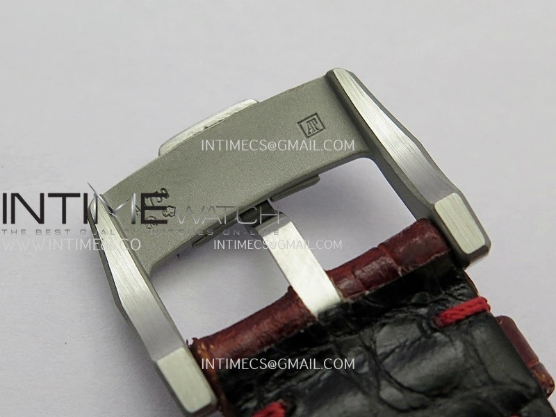 Code 11.59 Chrono 26393 SS APSF 1:1 Best Edition Red Dial On Red Leather Strap Super Clone SA4401